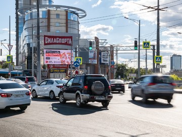 Видеоэкран для улицы, Московское шоссе 17, шаг 10 мм, г. Самара