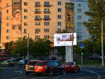 Видеоэкран для улицы, ул. Сурганова 78, шаг 10 мм, г. Минск