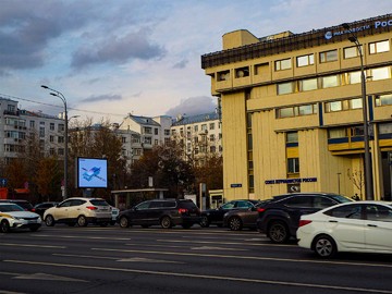 Видеоэкран для улицы, Зубовский бульвар 4, шаг 5 мм, г. Москва