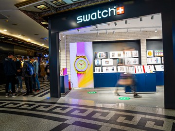 Видеоэкран для  магазина «Swatch», шаг 3 мм, г. Москва