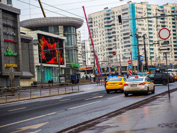 Медиафасад, ТЦ «Сокольники»‎, шаг 16х32 мм, г. Москва