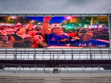 Видеоэкран для стадиона Нефтчи, шаг 16 мм, Республика Узбекистан, г. Фергана